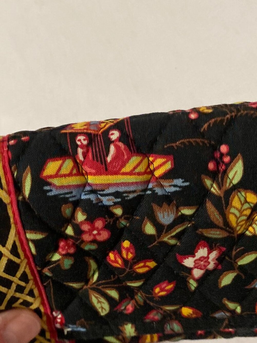 Vera Bradley Tri-Fold Clutch/Wallet "Ming" Print Retired Colorway - Picture 9 of 10